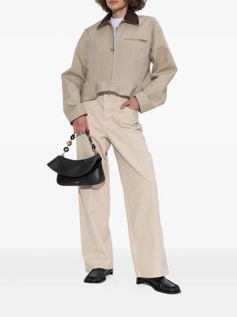 JW Anderson cropped zip-front jacket - Neutrals - zdjęcie produktu nr 2