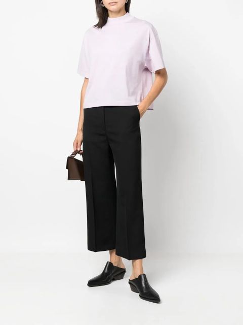 Acne Studios cropped straight-leg trousers - Black