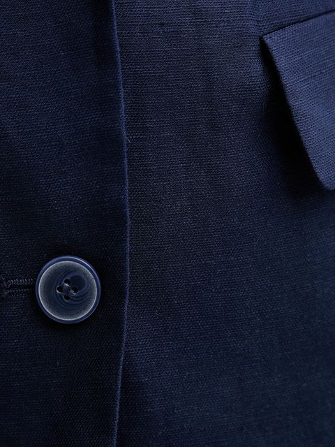 United Colors of Benetton marynarka z domieszką lnu