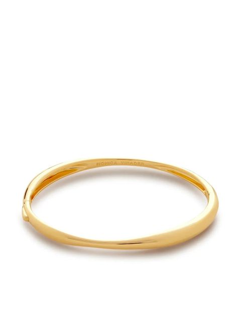 Monica Vinader Nura Reef thin bangle bracelet - Gold - zdjęcie produktu nr 1