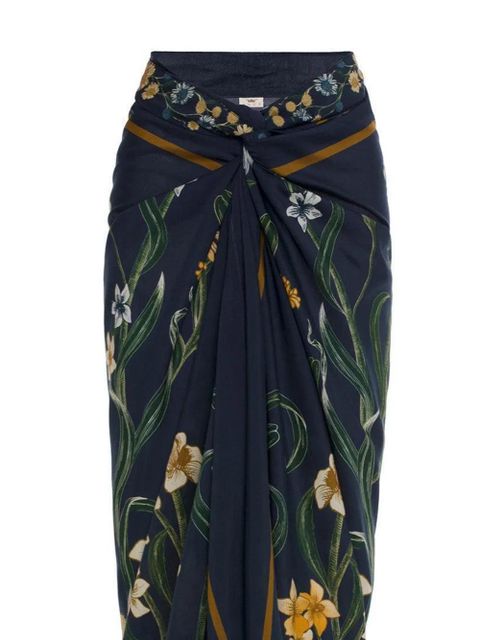 Agua By Agua Bendita floral print midi pareo - Blue - zdjęcie produktu nr 2