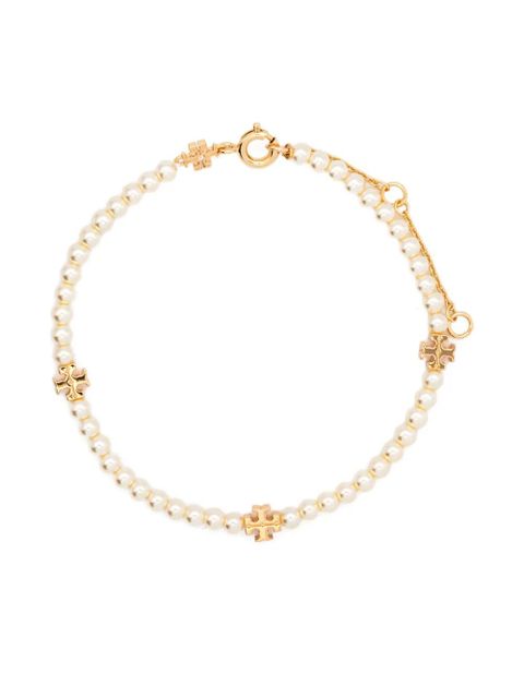 Tory Burch Kira logo-detail bracelet - Gold - zdjęcie produktu nr 1