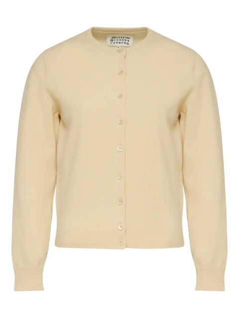 Maison Margiela virgin wool cardigan - Neutrals - zdjęcie produktu nr 1