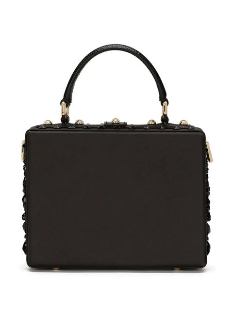 Dolce & Gabbana Dolce Box gemstone-detail tote bag - Black