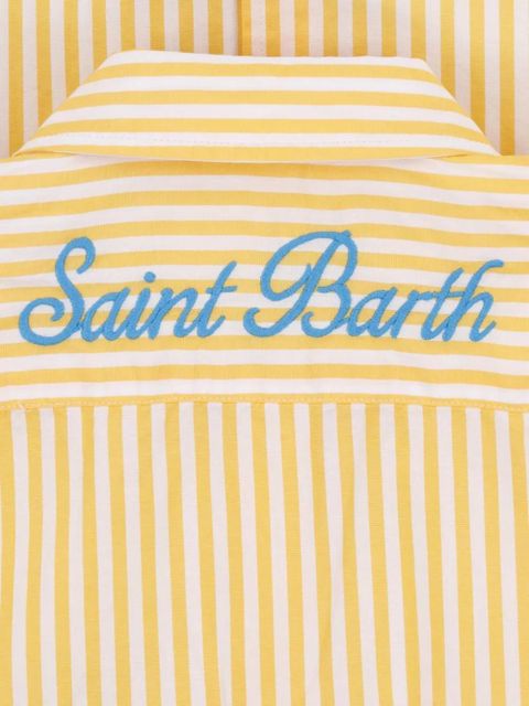 MC2 Saint Barth Brigitte striped shirt - Yellow