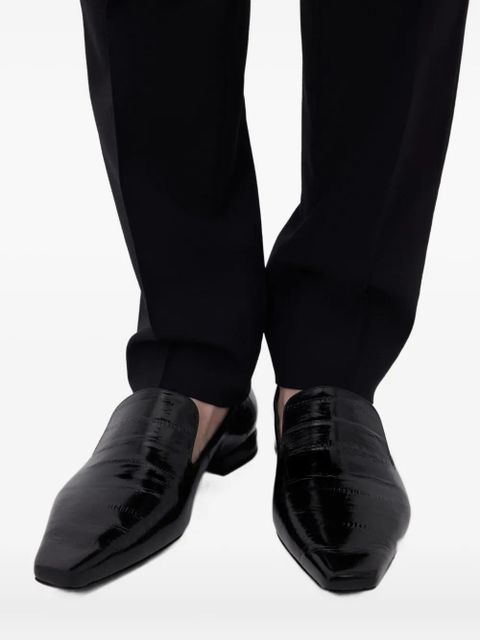 LouLou de Saison Emmet leather loafers - Black