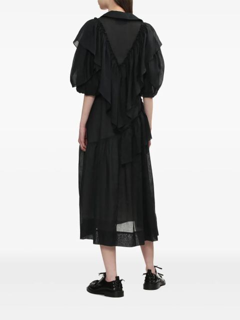 Simone Rocha cotton-blend dress - Black