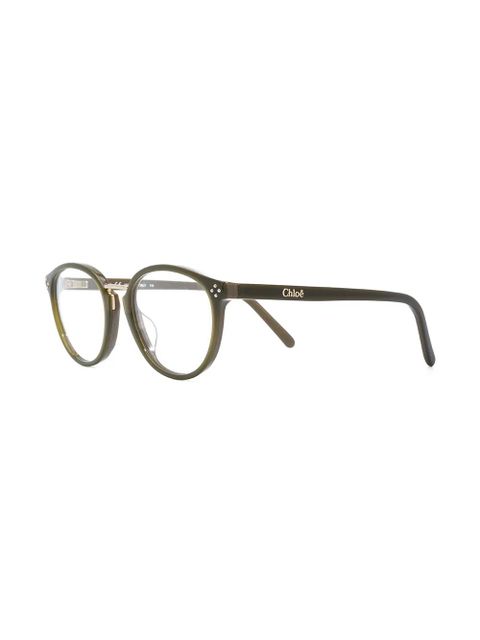 Chloé Eyewear cat eye glasses - Green - zdjęcie produktu nr 2