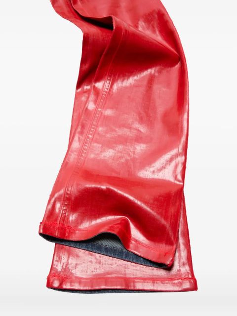 Acne Studios latex flared trousers