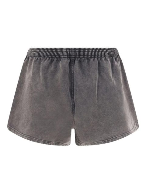 Alexander Wang embroidered-logo running shorts - Grey - zdjęcie produktu nr 2