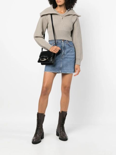 Chloé high-waist denim skirt - Blue - zdjęcie produktu nr 2