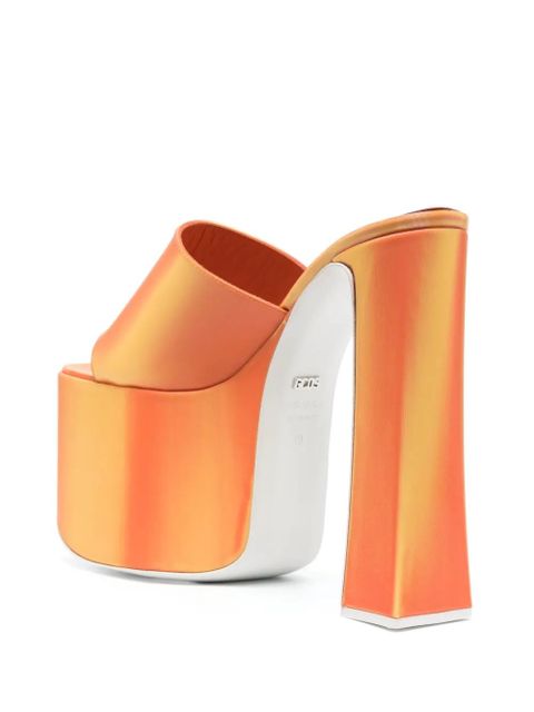 GCDS 170mm platform sandals - Orange - zdjęcie produktu nr 2
