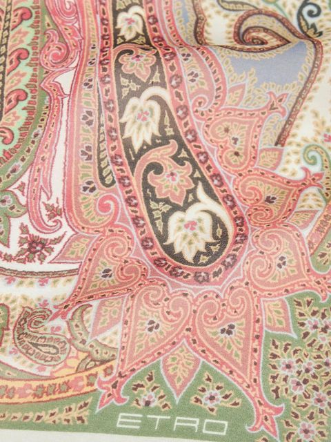 ETRO paisley-print silk scarf - Neutrals - zdjęcie produktu nr 2