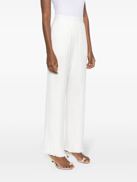Lanvin straight-leg pleated trousers - White - zdjęcie produktu nr 2