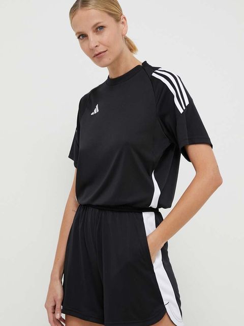 adidas Performance kombinezon treningowy Tiro 24 kolor czarny z dekoltem okrągłym IK7576
