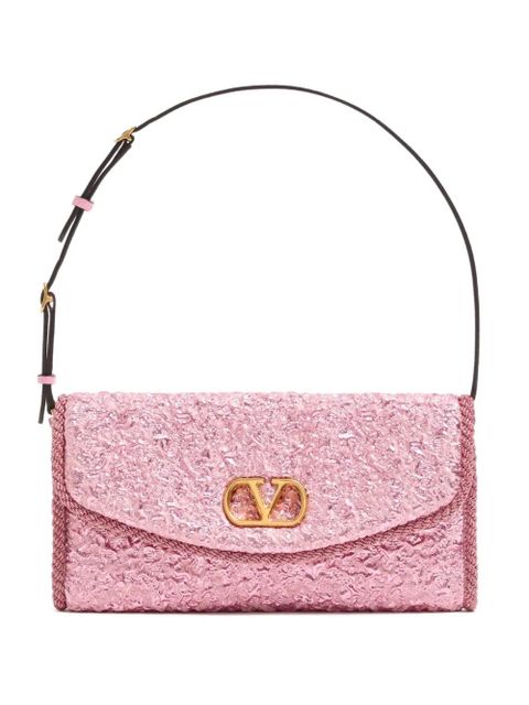 Valentino Garavani small DeVain shoulder bag - Pink - zdjęcie produktu nr 1