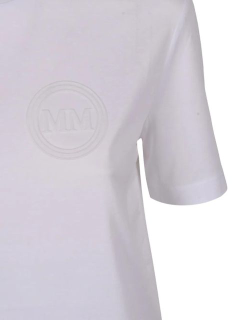 Max Mara logo gattoni top - White