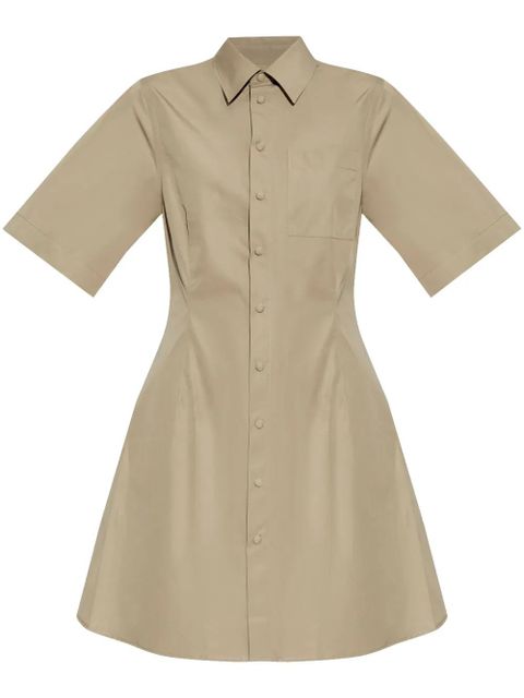 AMI Paris cotton shirt dress - Neutrals - zdjęcie produktu nr 1