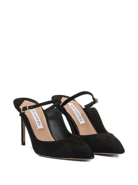 Aquazzura ankle-strap suede pumps - Black - zdjęcie produktu nr 2