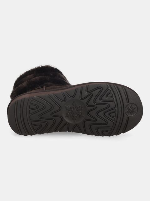 Answear.LAB śniegowce zamszowe kolor brązowy