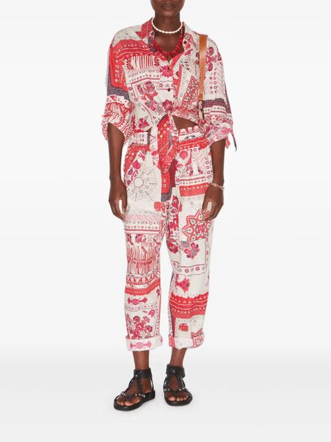 MARANT ÉTOILE Fedora trousers - Red - zdjęcie produktu nr 2