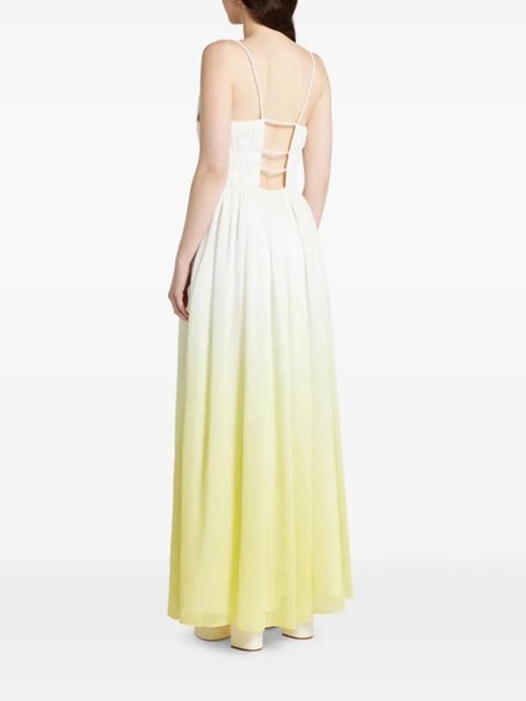 Aje ruched-detailing dress - White