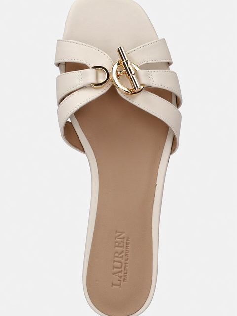 Lauren Ralph Lauren klapki skórzane Blaike Slide