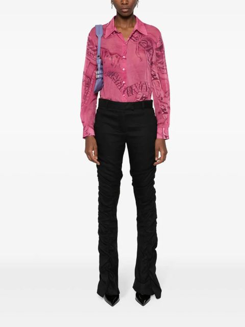 Blumarine all-over graphic-print shirt - Pink - zdjęcie produktu nr 2
