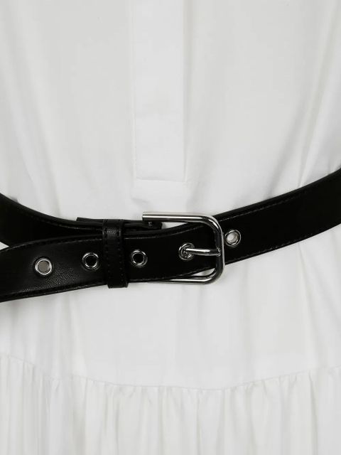 Max Mara Bairo tiered midi dress - White