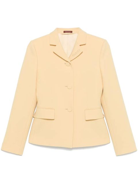 Gucci crepe wool blazer - Yellow - zdjęcie produktu nr 1
