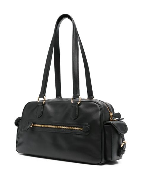 Miu Miu leather top-handle tote bag - Black - zdjęcie produktu nr 2