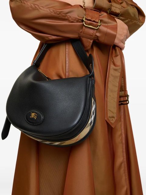 Burberry Tavistock check taping crossbody bag - Black