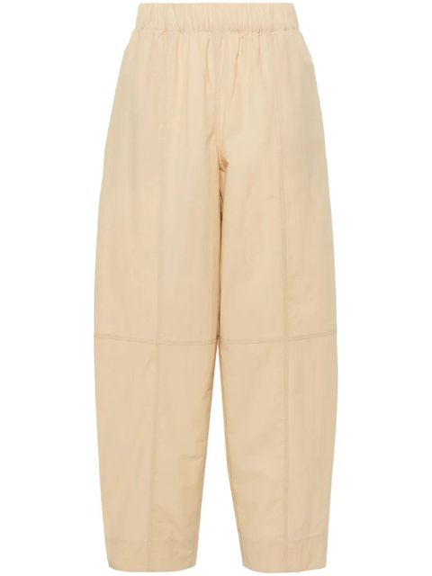 GANNI Curve tapered-leg trousers - Neutrals - zdjęcie produktu nr 1