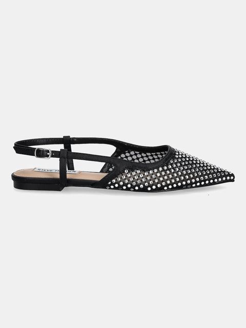 Steve Madden baleriny Slingshot-MR kolor czarny z odkrytą piętą 11003839