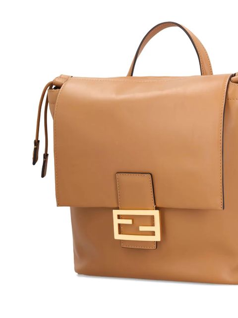 FENDI FF-clasp backpack - Brown