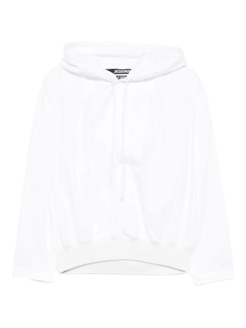 Jacquemus Haut trapeze hoodie - White - zdjęcie produktu nr 1