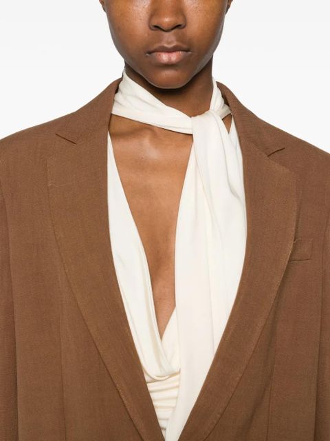 ETRO notched-lapel jacket - Brown