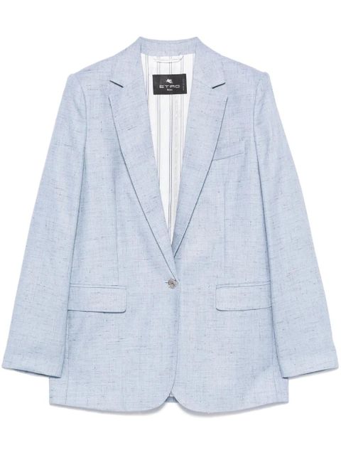 ETRO speckled blazer - Blue - zdjęcie produktu nr 1