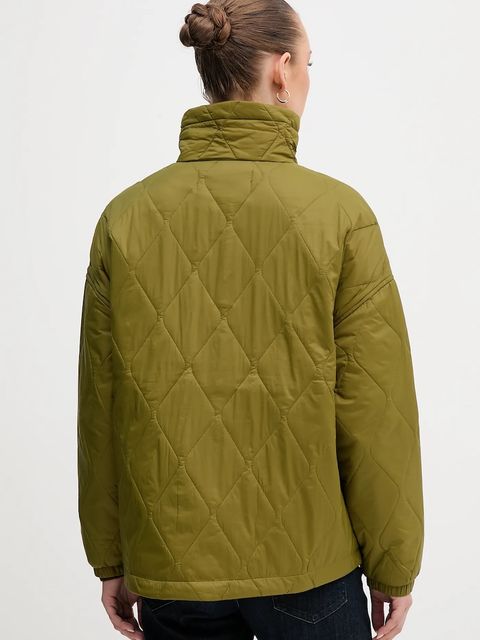 United Colors of Benetton kurtka kolor zielony przejściowa oversize 2YRYDN080