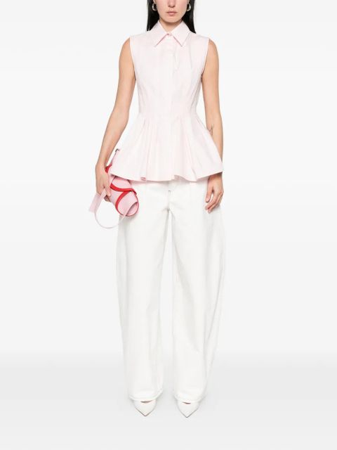 Sportmax Certosa pleated shirt - Pink - zdjęcie produktu nr 2