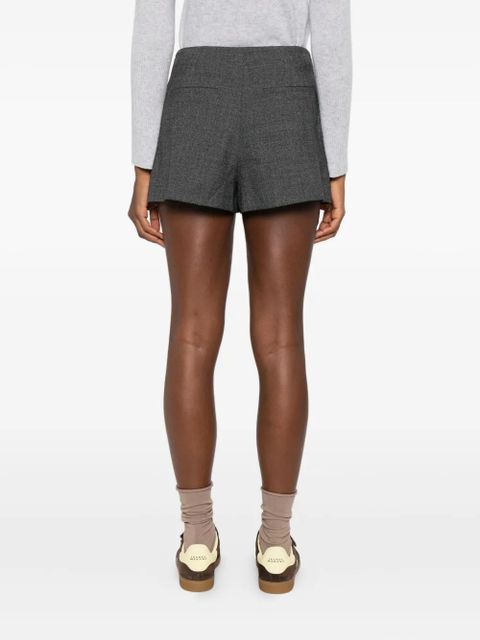 SANDRO pleated belted shorts - Grey - zdjęcie produktu nr 2