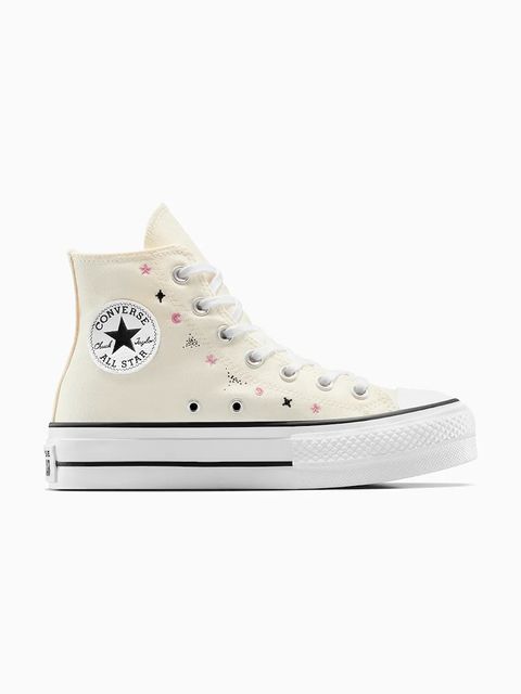 Converse trampki Chuck Taylor All Star Lift kolor beżowy A13522C - zdjęcie produktu nr 1