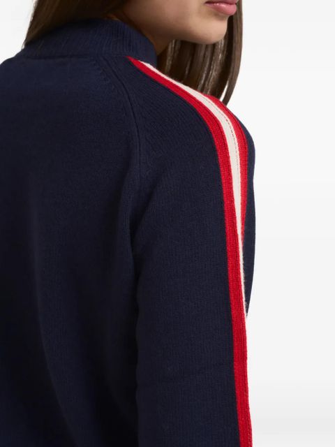 MC2 Saint Barth stripe ski lover knitwear - Blue