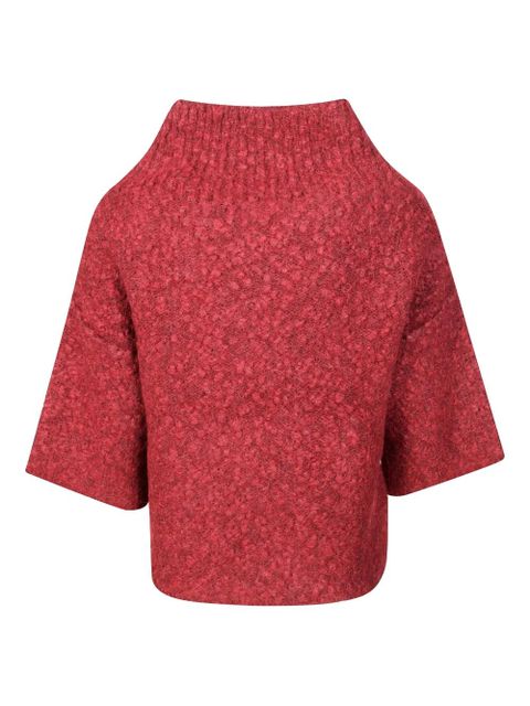 Max Mara funnel-neck sweater - Red - zdjęcie produktu nr 2