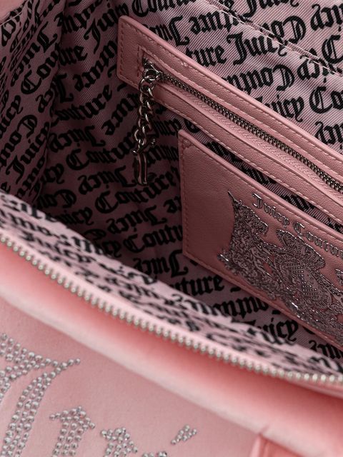 Juicy Couture torebka Iris Velvet kolor różowy BIJIR8944WZC