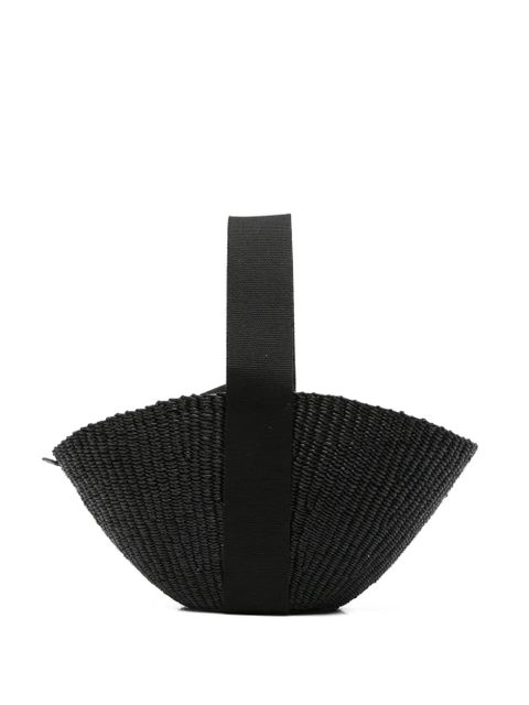 Muun Nona woven straw tote bag - Black - zdjęcie produktu nr 1