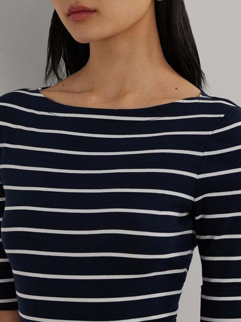 Lauren Ralph Lauren Bluzka 200701085002 damska kolor granatowy wzorzysta