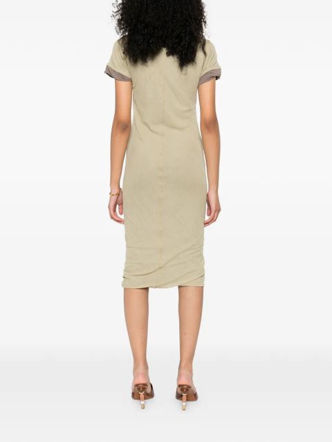 Sportmax seam panelled dress - Neutrals