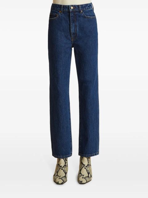 KHAITE The Abigail straight-leg jeans - Blue