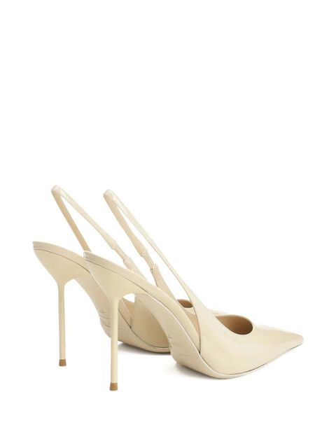 Paris Texas 105mm Lidia slingback pointed-toe pumps - Neutrals